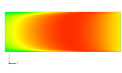 Current density distribution of a cell Merkle CAE