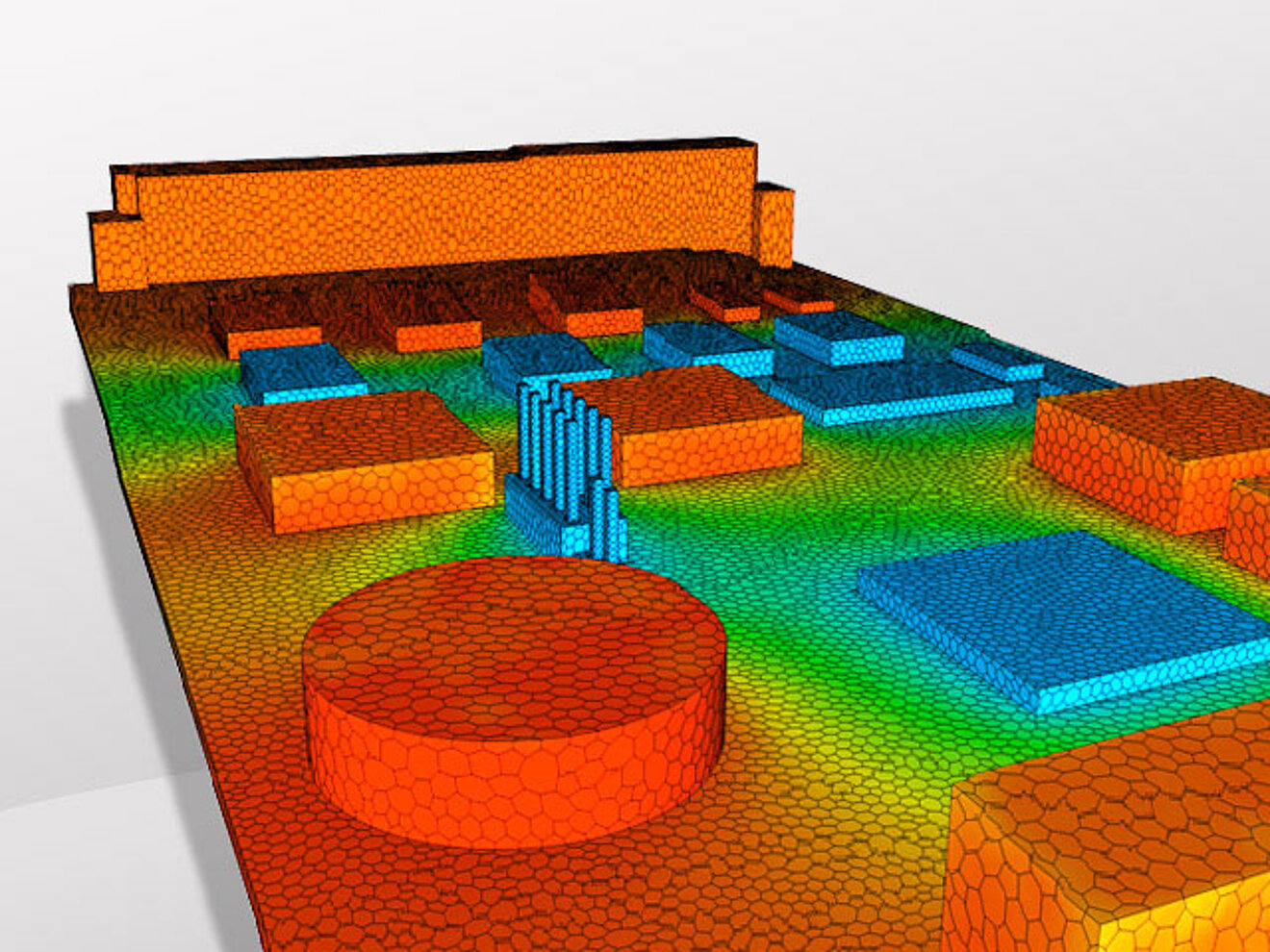 Image for Merkle & Partner Electronic Components CFD Simulation Example 3
