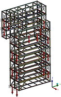 Merkle CAE Solutions Statics stair tower 